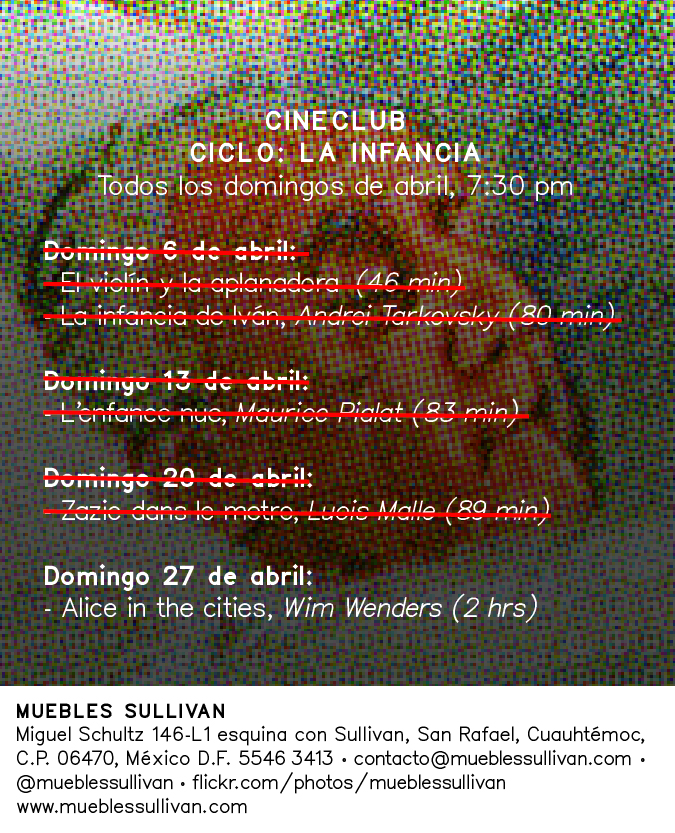 CINECLUB - CICLO: LA INFANCIA